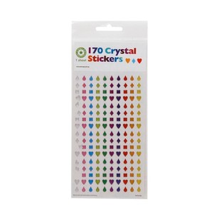 World Greetings Crystal Gems Stickers Multicoloured
