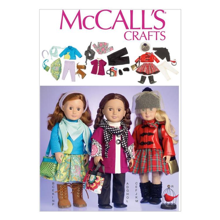 McCall's Pattern M7006 Clothes For 18" Doll