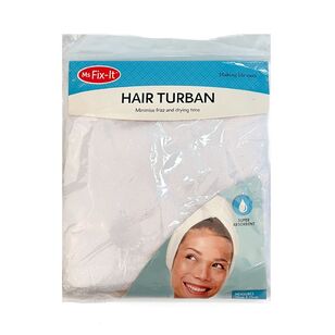 Ms Fix-It Hair Turban White