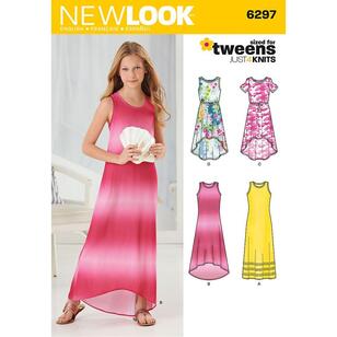 New Look Pattern 6297 Girl's Dress  8 - 16