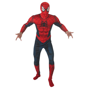 Marvel Spider Man Deluxe Adult Costume Multicoloured Standard
