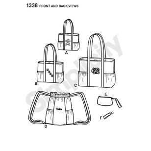 Simplicity Pattern 1338 Bag