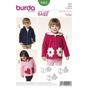 Burda Pattern 9425 Kids Coordinates  18 Months - 7 Years