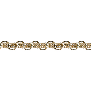 Simplicity Metallic Passimentre Braid Gold 19 mm