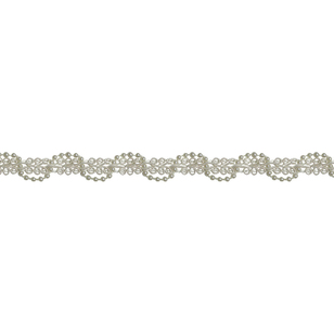 Simplicity Pearl Scroll Braid Ivory 16 mm