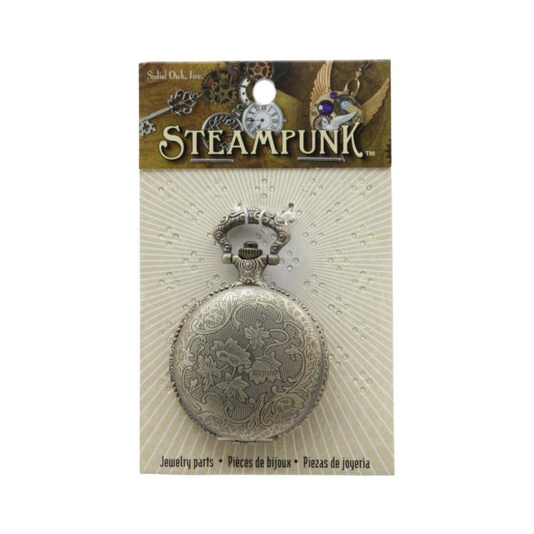 Steampunk Gold Floral Watch Case