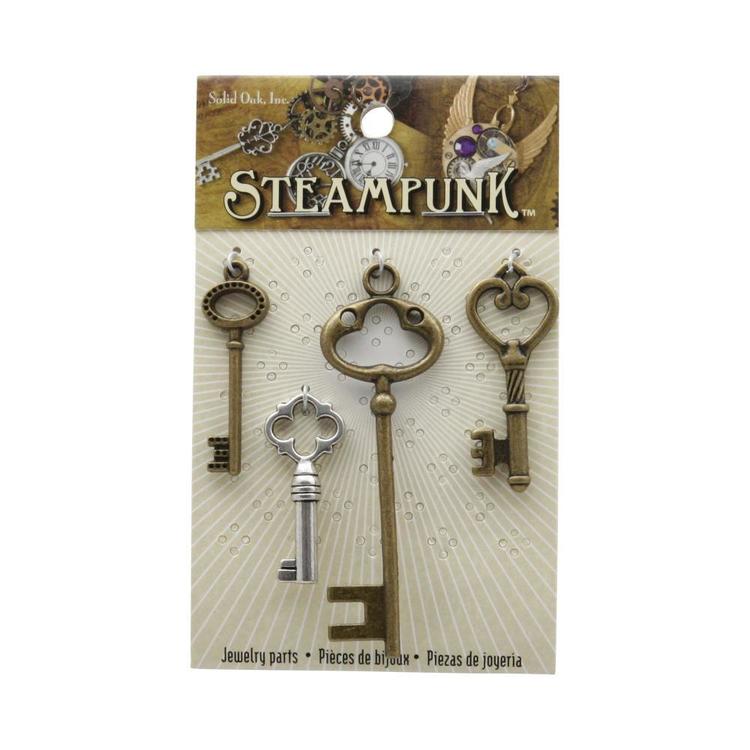 Steampunk Large Key Charms