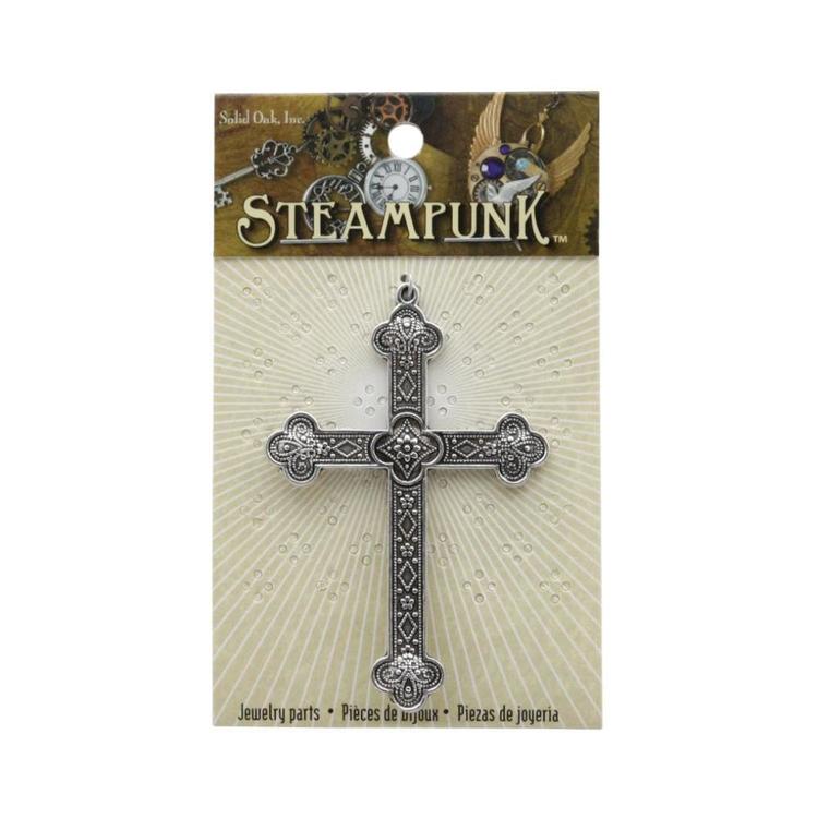 Steampunk Large Cross Pendant
