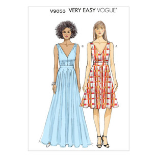 Vogue Sewing Pattern V9053 Misses' Dress White