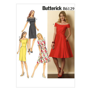 Butterick Pattern B6129 Misses' Petite Dress