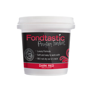 Fondtastic Mini Tub Dark Red 226 g