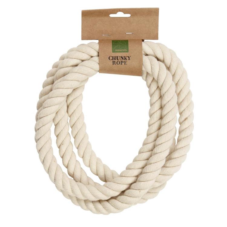 Shamrock Craft Naturals Chunky Rope Bleached 15 mm