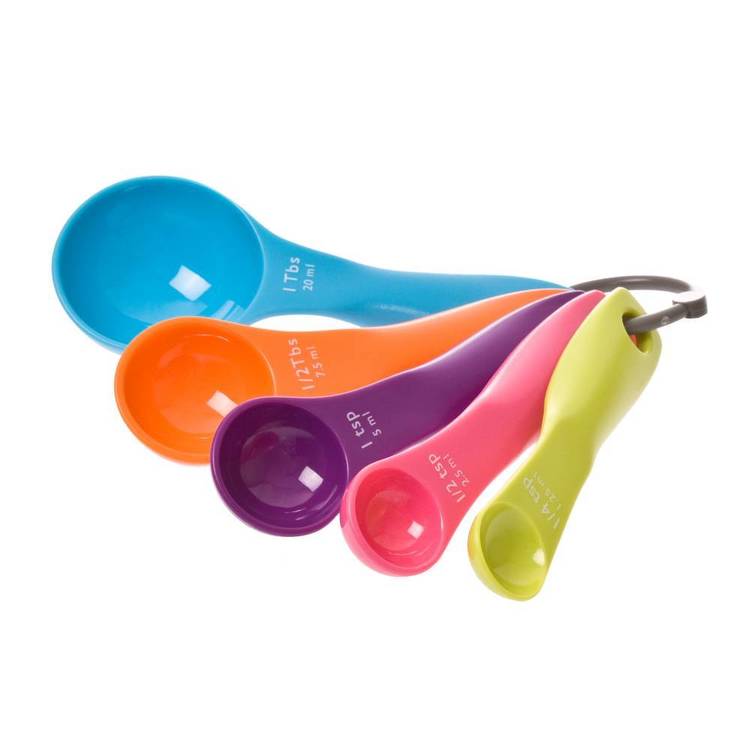 D.Line Measuring Spoons Set Multicoloured