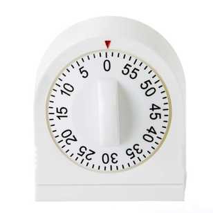 Cuisena Mechanical 60 Minute Timer White