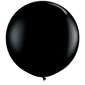 Qualatex 90 cm Round Latex Balloon Black