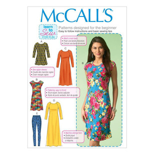 McCall's Pattern M7122 Misses' Tunic Dresses & Leggings