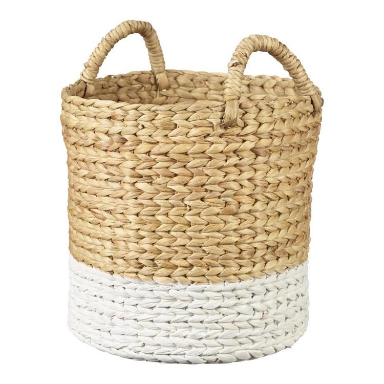 Living Space Matilda Open Round Basket With Handles