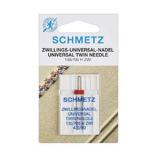 Schmetz Twin Needle Pack Silver