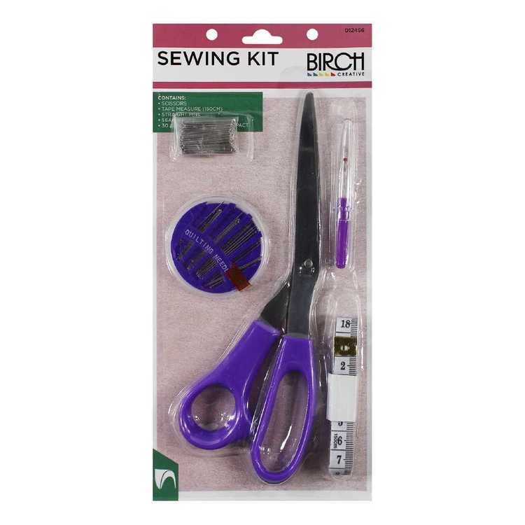 Birch Sewing Kit With Scissors