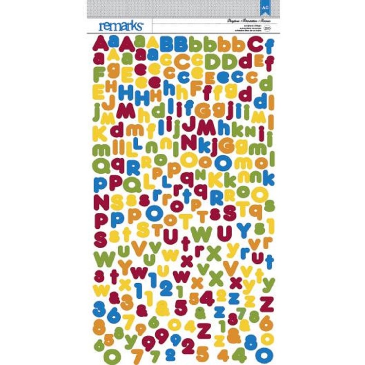 American Crafts Playtime Alphabet Stickers