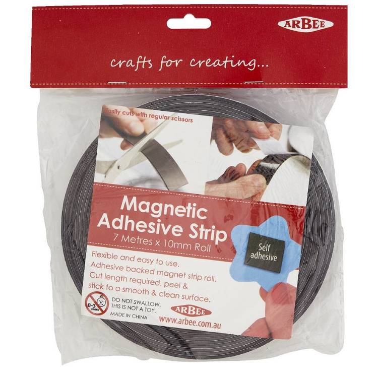 Arbee Magnetic Adhesive Strip Black
