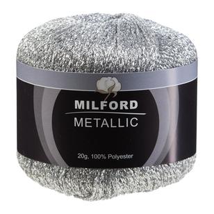 Milford Metallic Yarn 20 g Silver 20 g