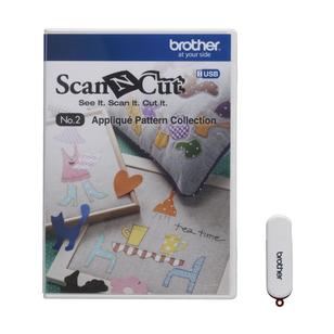 Brother Scan N Cut No.2 Applique USB Multicoloured