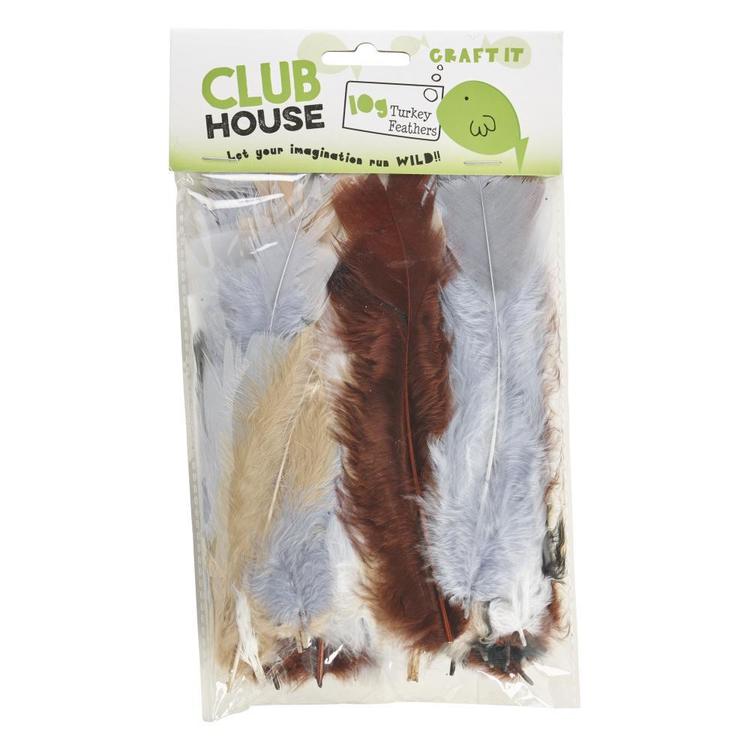 Club House Mixed Turkey Feathers Animal 10 g