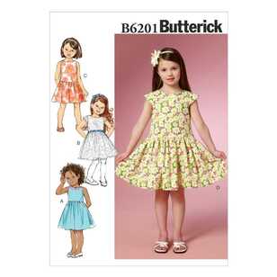 Butterick Pattern B6201 Girls' Dress