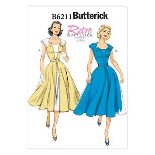Butterick Pattern B6211 Misses' Dress & Belt