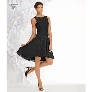 Simplicity Pattern 1195 Misses' & Miss Petite Special Occasion Dress