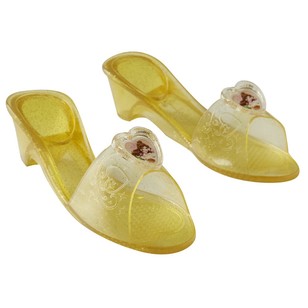 Disney Belle Click Clack Shoes Yellow