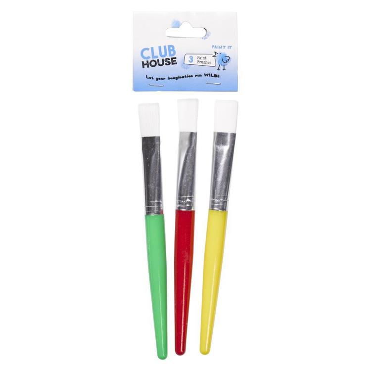 Club House Kids Paint Brushes