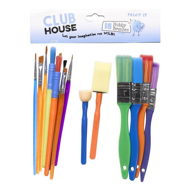 Club House Kids Hobby Brush Set