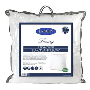 Jason Supreme Comfort European Pillow White European