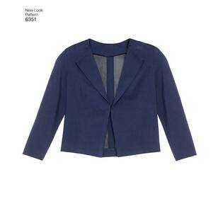 New Look Pattern 6351 Misses' Jacket Pants Skirt & Knit Top