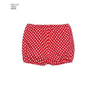 New Look Pattern 6353 Babies' Dresses & Panties