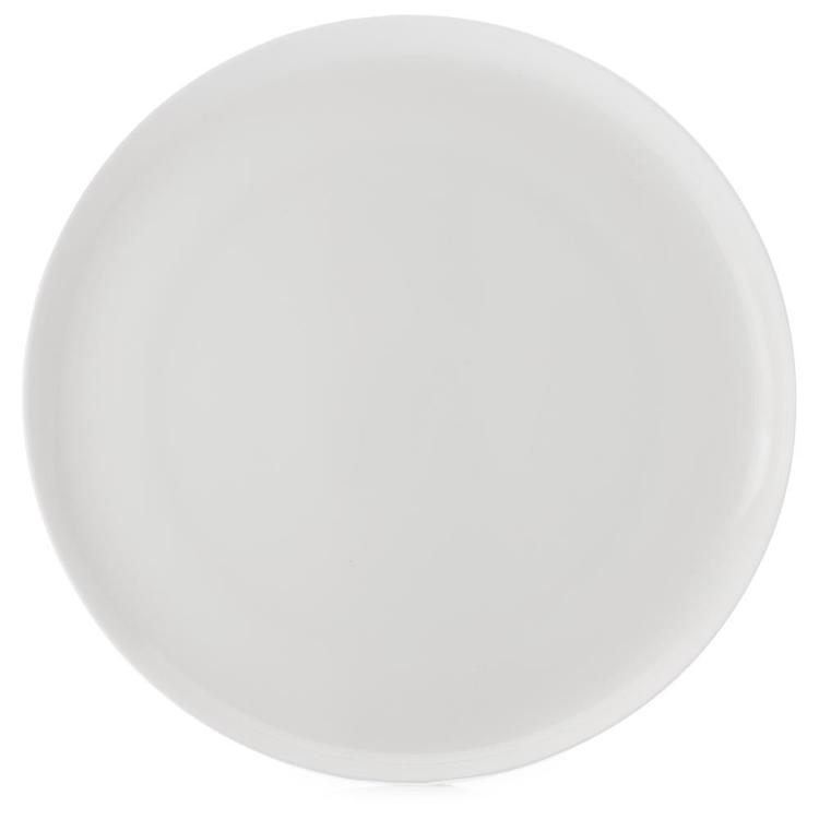 Casa Domani Pearlesque Coupe Entree Plate White