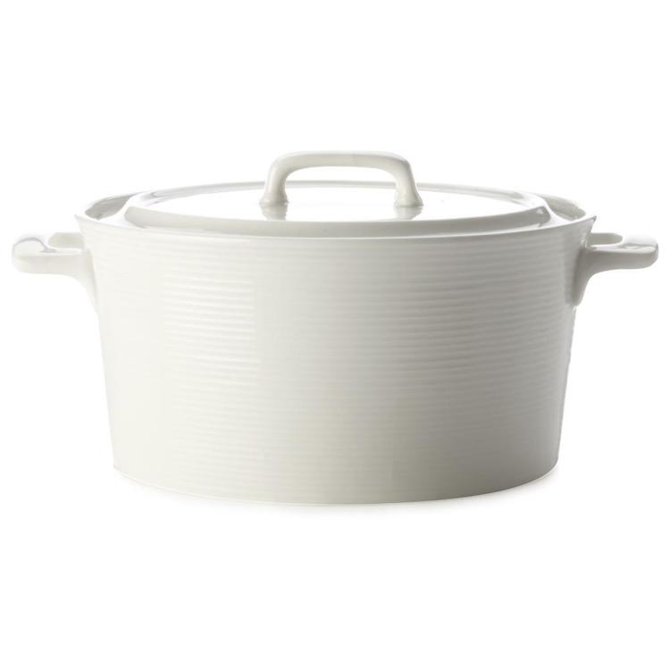 Casa Domani Evolve Round Casserole Dish White 2.6 L