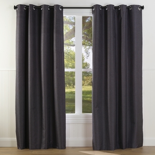Gummerson Contempo Eyelet Curtain Charcoal