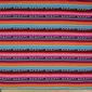 Stripe Patterned 112 cm Sherpa Poncho Fabric Bright 112 cm