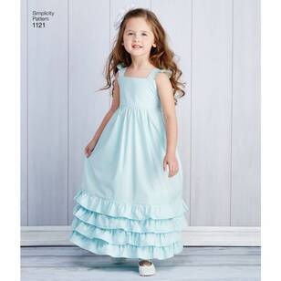 Simplicity Pattern 1121 Child's & Girls' Pullover Dresses