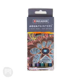 Micador Aqua Painters 6 Pack Metallic