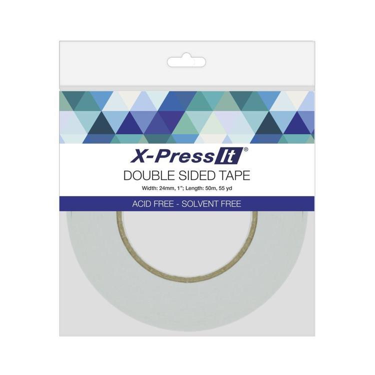 X-Press It 50 m Double-Sided Tape White 12 mm