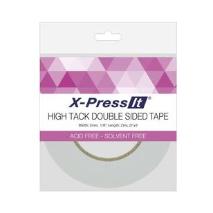 X-Press It 25 m High Tack Double-Sided Tape White 3 mm