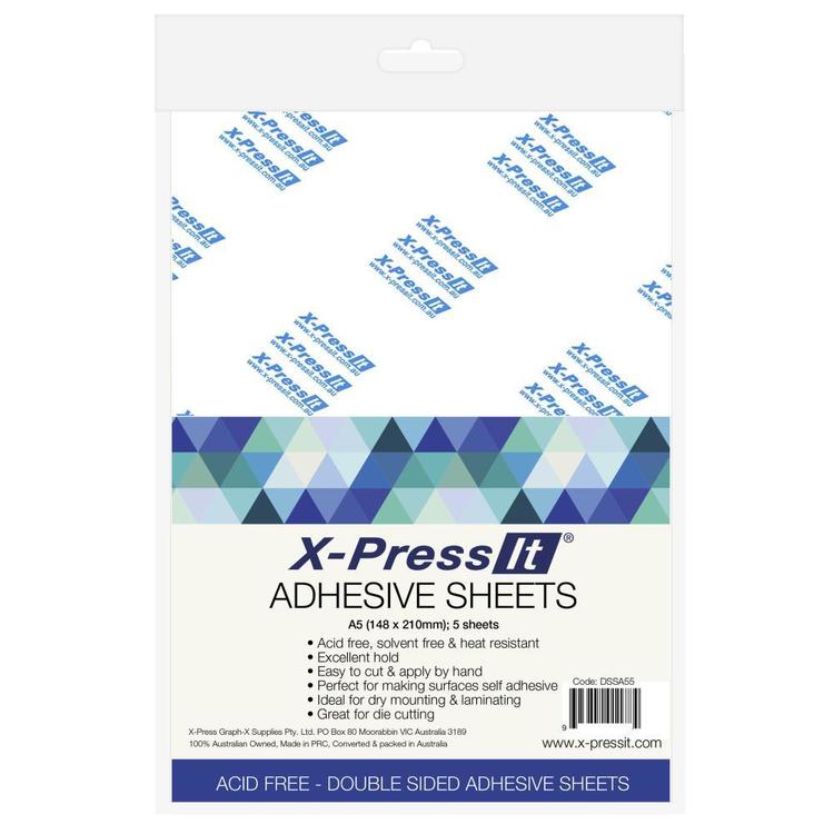 X-Press It A5 Double-Sided Tape Sheets