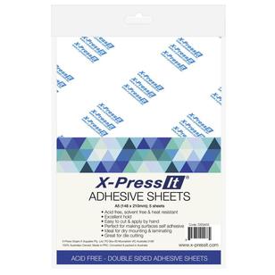 X-Press It A5 Double-Sided Tape Sheets White A5