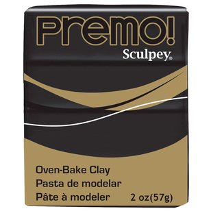 Sculpey Premo Oven Bake Clay Black 56 g