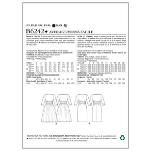 Butterick Pattern B6242 Misses' Dress