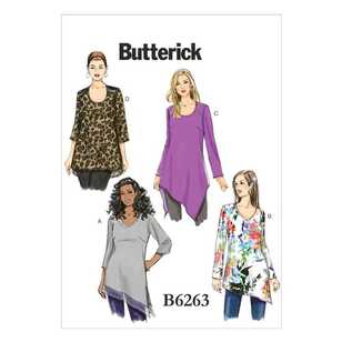 Butterick Sewing Pattern B6263 Women's Tunic White